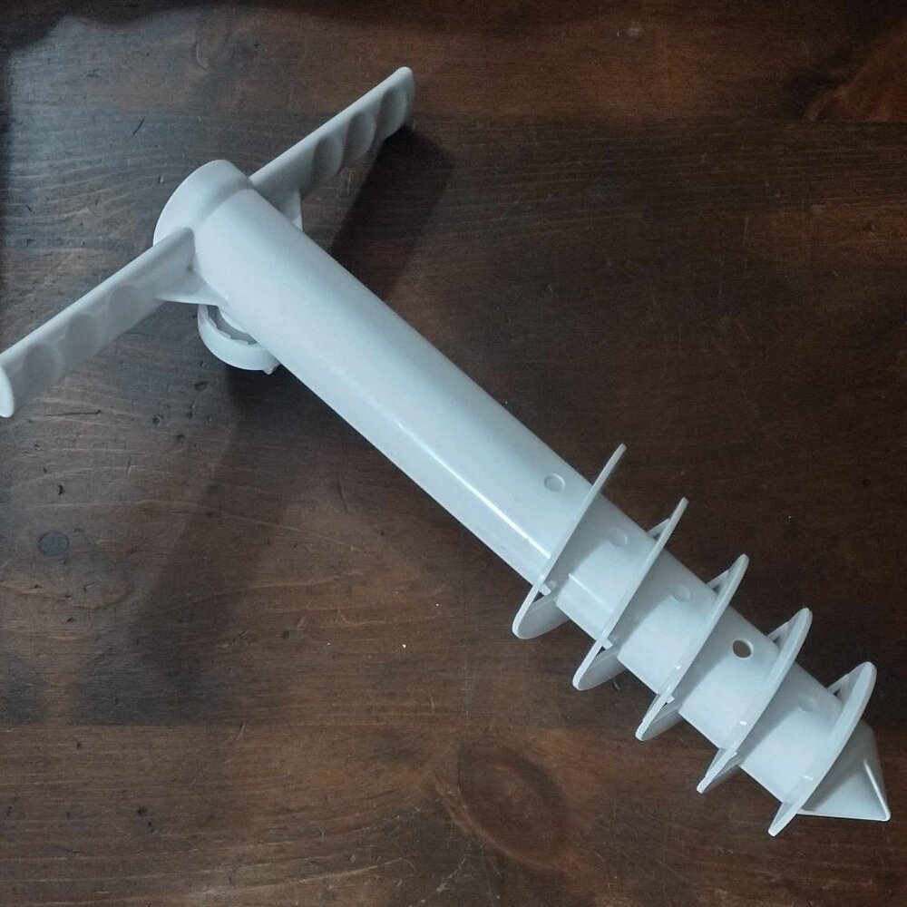 New 5-spiral Heavy-Duty Umbrella Anchor -white